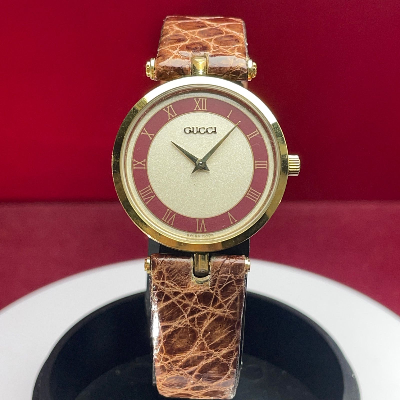 グッチ GUCCI GG 腕時計 シェリーライン アンティーク 稼働 新品電池 グッチ GUCCI GG 腕時計 シェリーライン アンティーク 稼働 新品