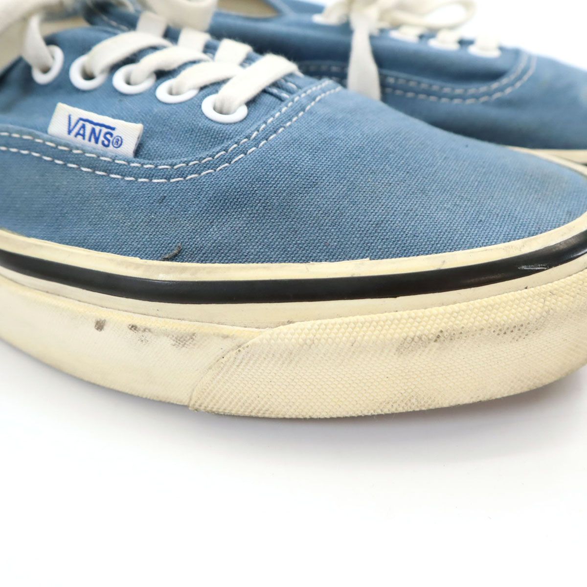 VANS バンズ オーセンティック スニーカー US9.5 ブルー メンズ 古着