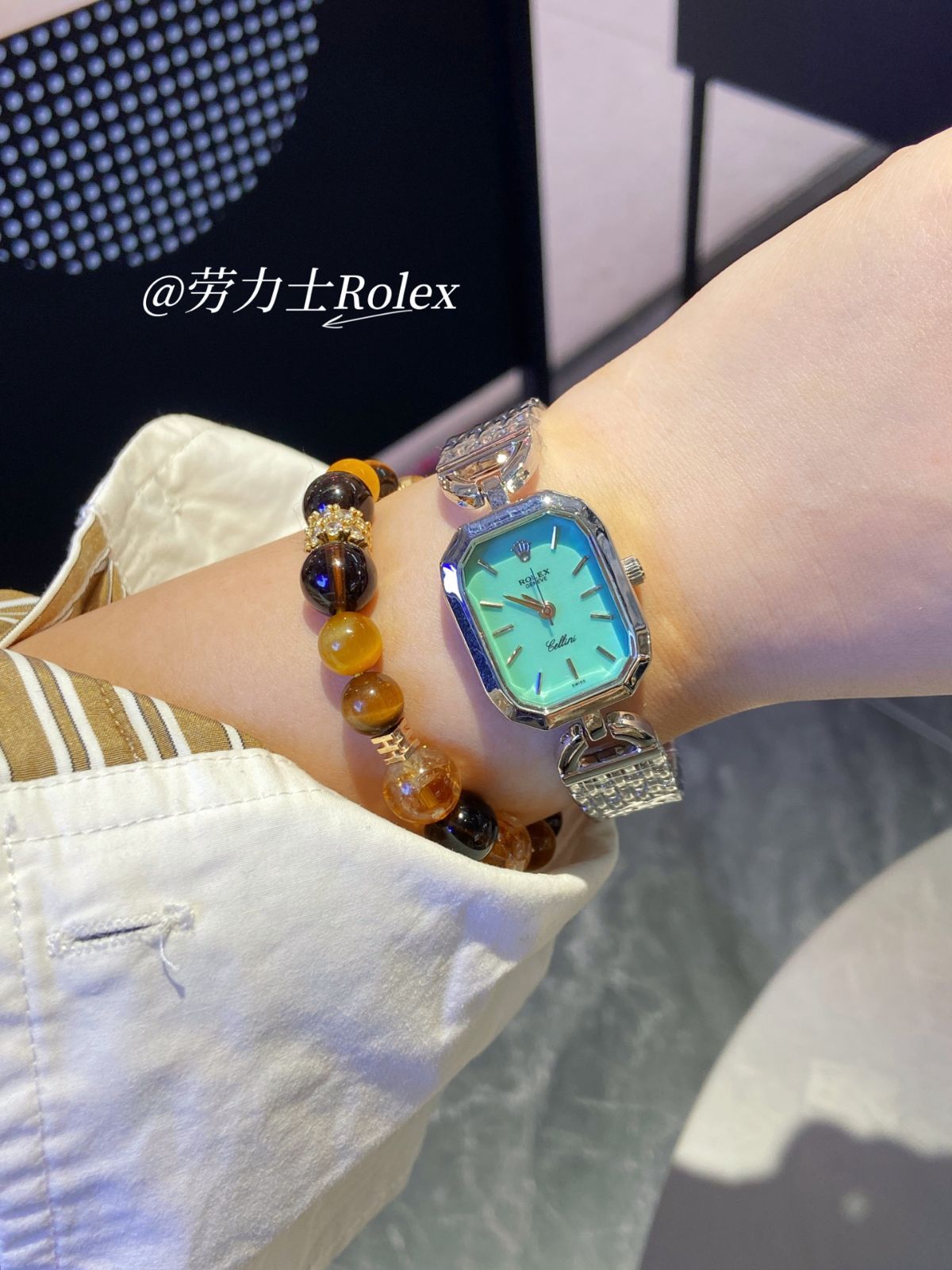 ROLEX 即購入可 多分並行輸入品です 今日特価】Rolex ロレックス 新発売スモールスクエア 25mm 精巧
