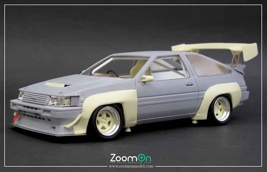 ZoomOn Z206 1|24 ドリフトキング スーパーN2 AE86 パーツセット アオシマ用