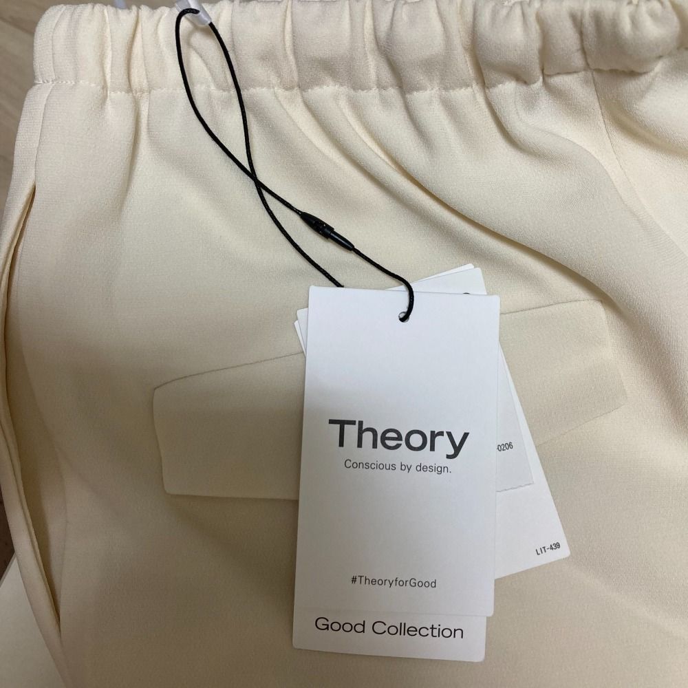 未使用 25SS Theory セオリー ADMIRAL CREPE PLT CASUAL PNT イージー  