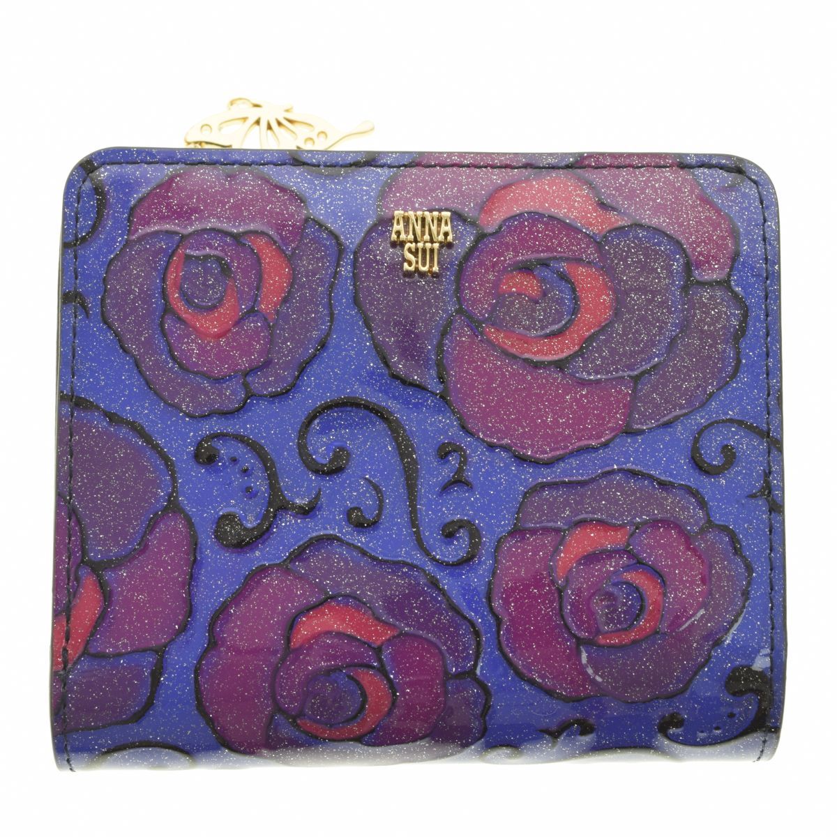 アナスイ　未使用　マジカルローズ　折財布 楽天市場】アナスイ ANNA SUI マジカルローズ 2つ折り 財布 内L