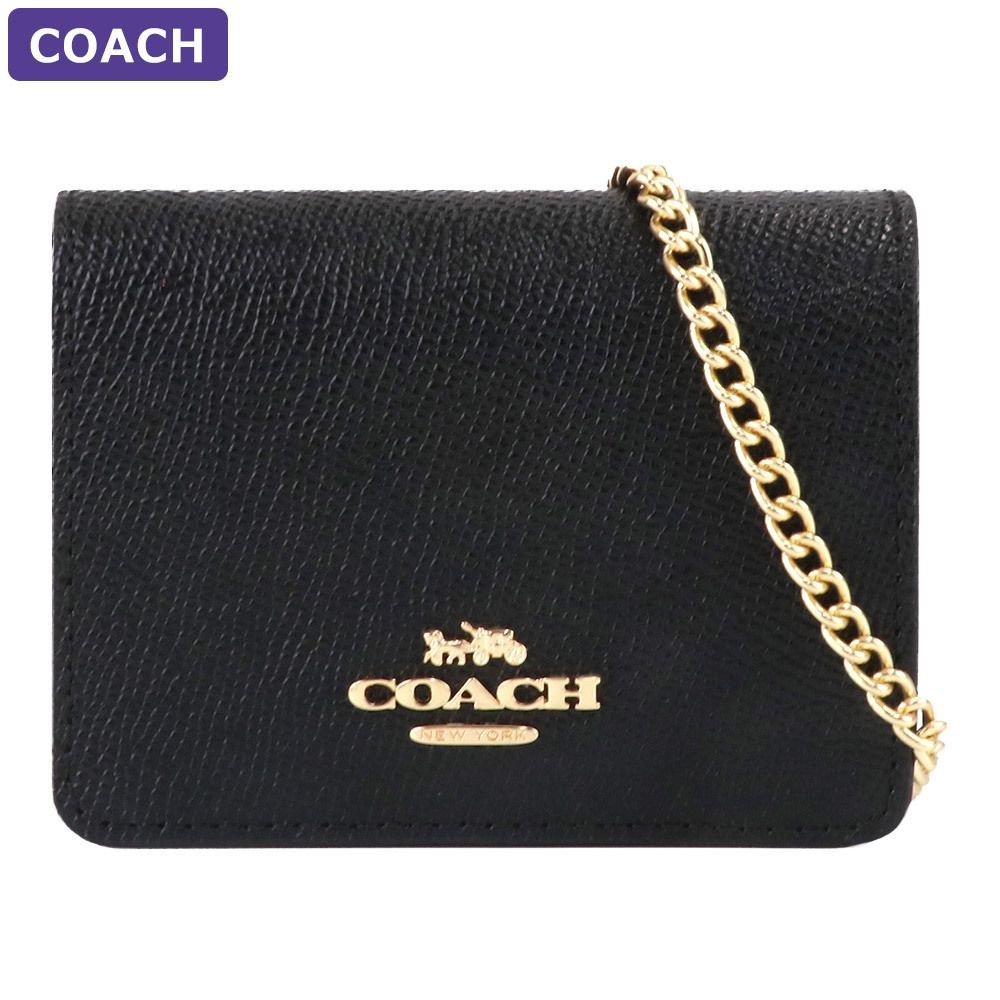 コーチ COACH カードケース C0059 IMBLK 2way アウトレット レディース