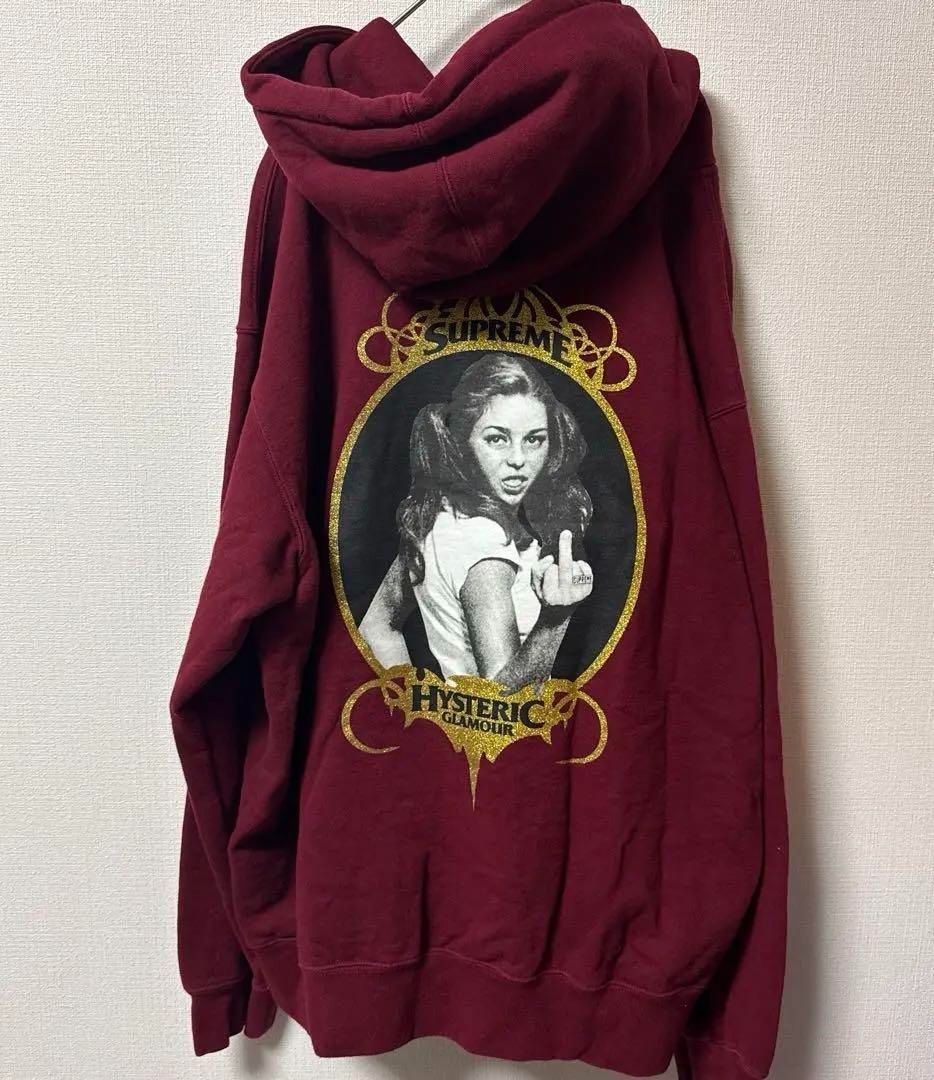 supreme hysteric grammar ジップパーカー コラボ ☆Supreme