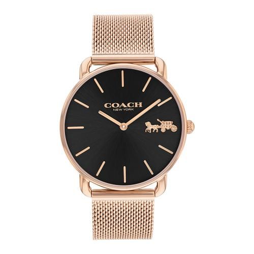COACH コーチ 腕時計 レディース オードリー ブラック レザー 新品】コーチ レディース腕時計 ELLIOT 36 BK RG 14504384
