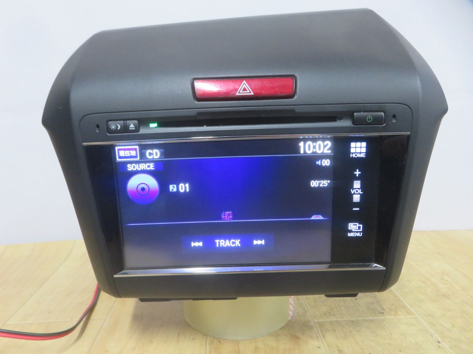 動作保証付A557/ホンダ純正　ジェイド　39100-T4R-J02-M1/NH167L　SDナビ　CD DVD再生OK　本体のみ