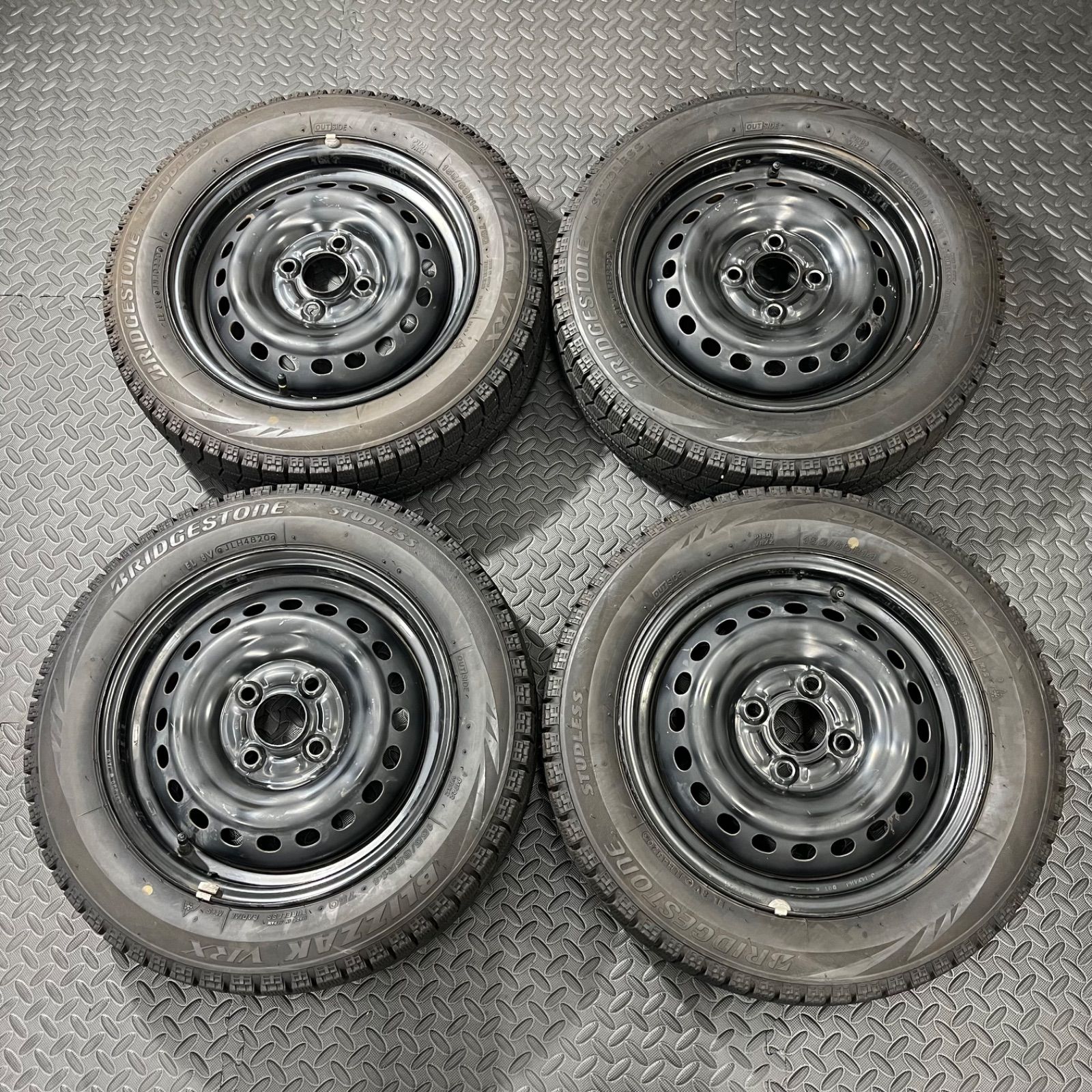 20年 155 65R14 ブリヂストン ブリザックVRX ホンダ JF3 N-BOX N-WGN N-ONE スタッドレスタイヤ