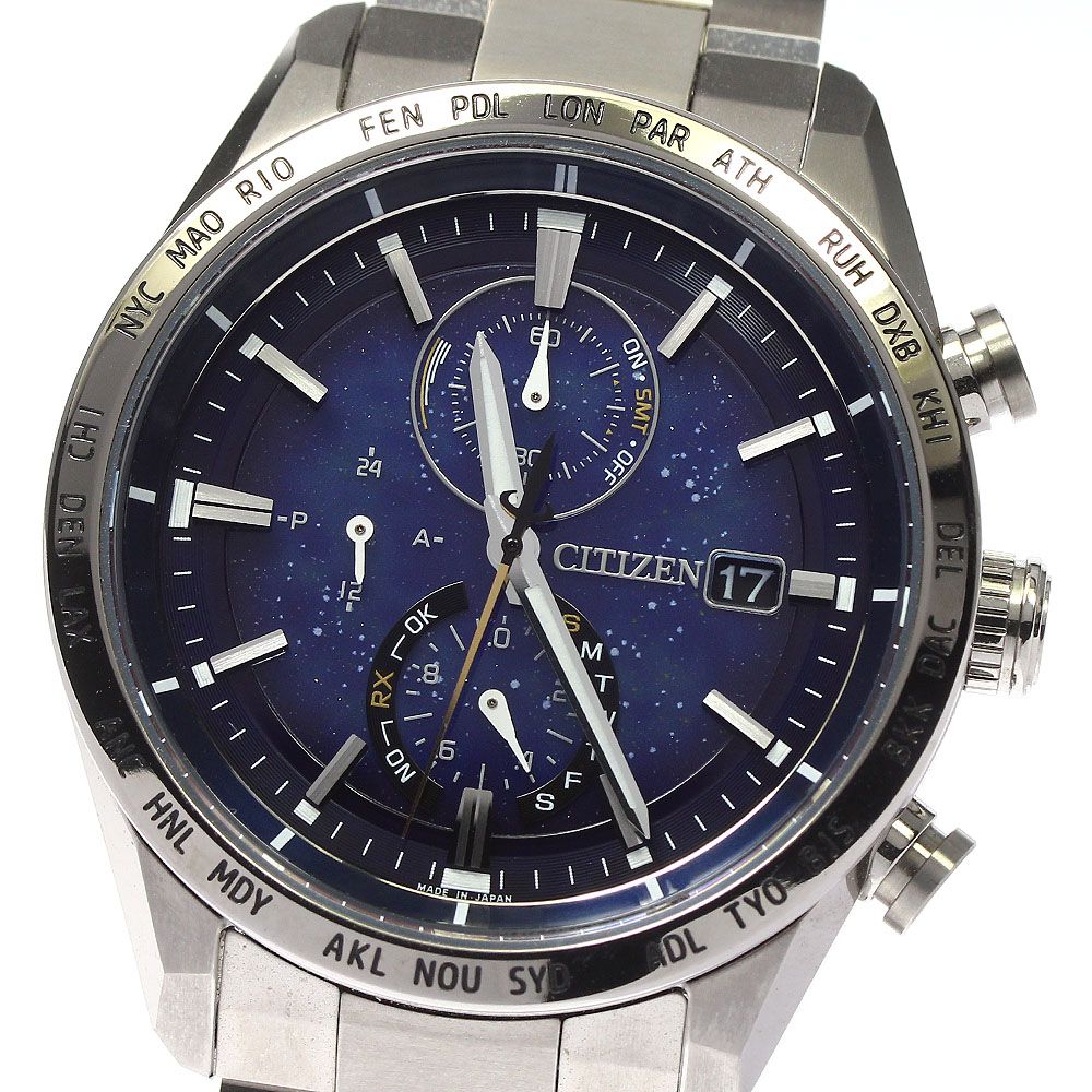 シチズン CITIZEN AT8181-71L/H800-T026753 アテッサ ディアコレクション エコドライブ ソーラー電波 メンズ極美品箱・保証書付き_803685  - メルカリ