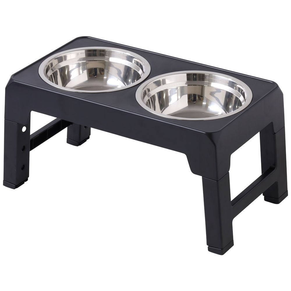 bbbフードスタンド、フードテーブル、餌台、ご飯台、餌入れ、水入れ、犬、猫 ペット、犬、猫用 フードスタンド フードテーブル 木製 餌台 餌