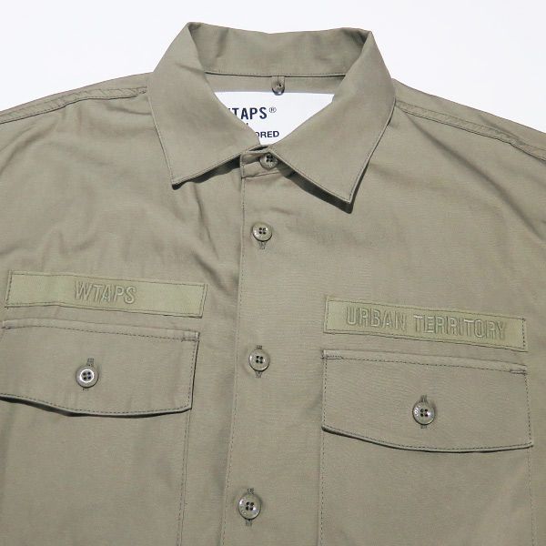 WTAPS ダブルタップス 22AW CBW/LS/COTTON.POPLIN 222BRDT-SHM01 WTAPS ダブルタップス 22AW CBW/LS/COTTON.POPLIN 222BRDT-SHM01