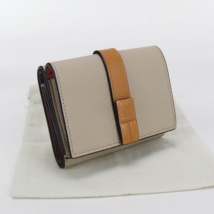 LOEWE ロエベ トライフォールド ウォレット C660TR2X03 三折財布 レザー レディース