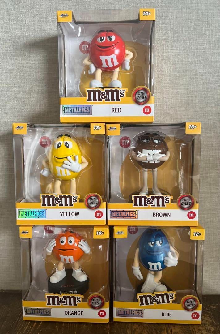 M &M'S ダイキャストメタルフィギュア 5体セット - りんご野郎