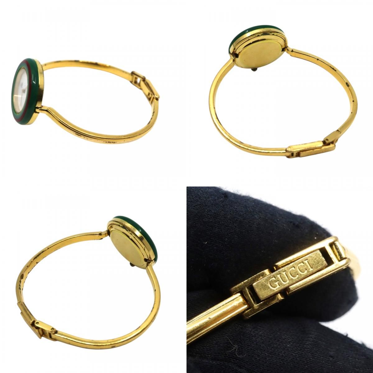 美品/電池交換済】グッチ GUCCI チェンジベゼル 11/12 腕時計