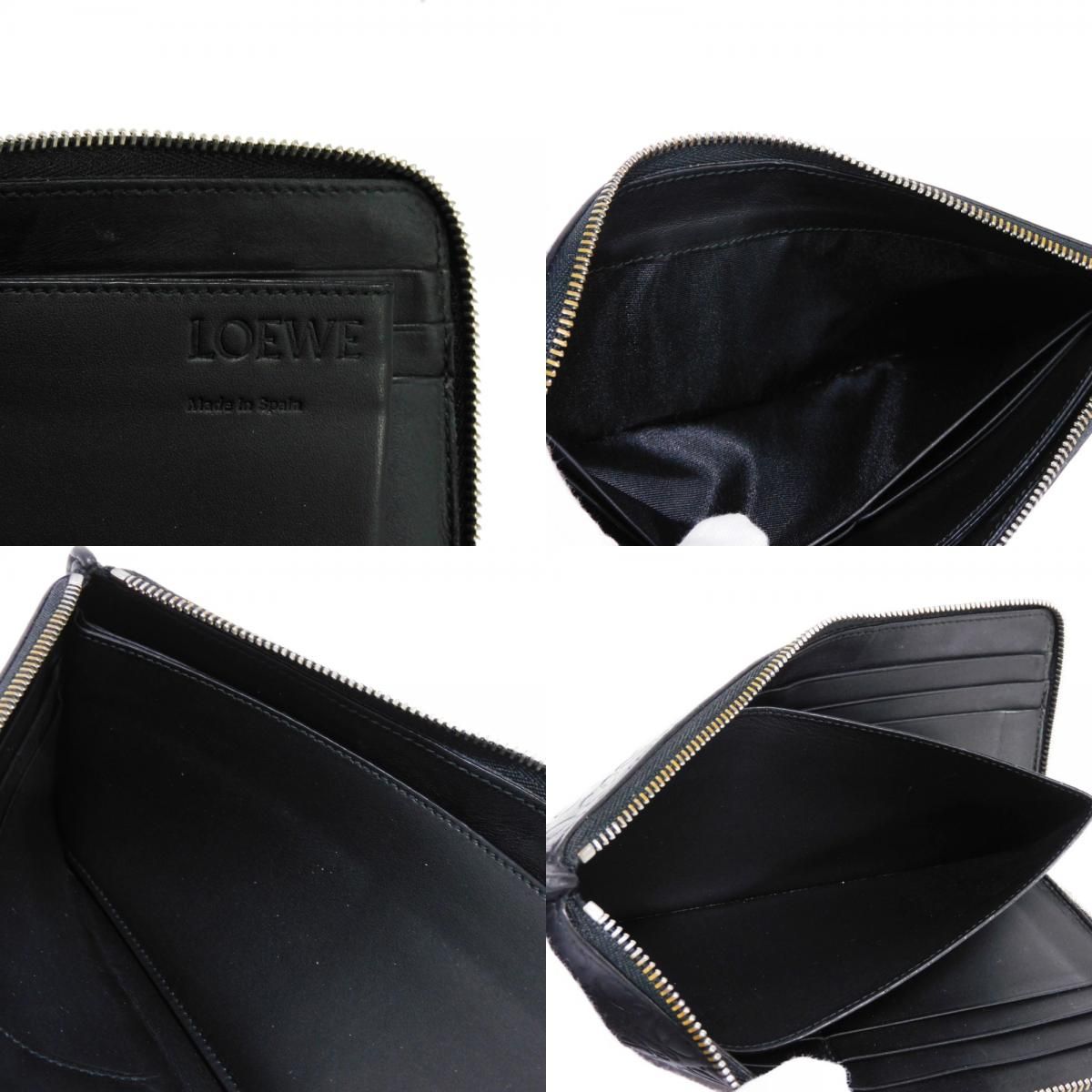 LOEWE ロエベ フラット ジップアラウンド ウォレット L字ファスナー