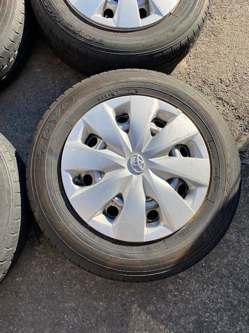 プロボックス 純正 鉄ホイール 4本セット 155/80R14 トヨタ 14インチ 4