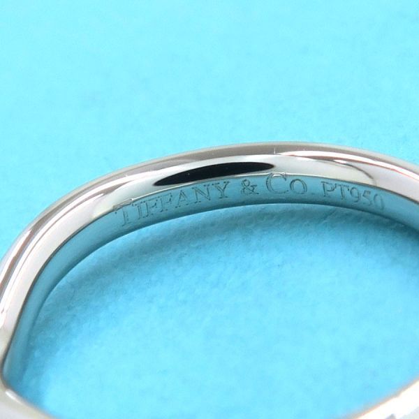 ティファニー カーブドバンドリング/ダイヤ9P#4 【無料ギフト  