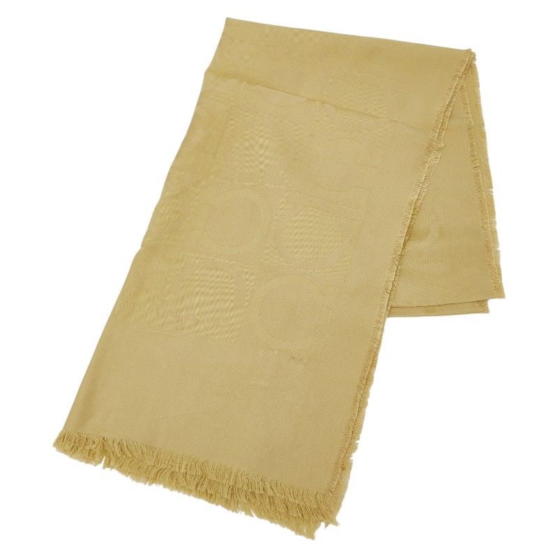 サルヴァトーレフェラガモ ガンチーニ カーキ シルク ウール レディース Salvatore Ferragamo 1-0237653