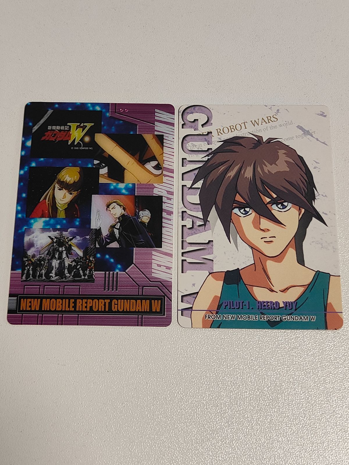 新機動戦記ガンダムW」30周年記念！「ヒイロ・ユイ＆リリーナ