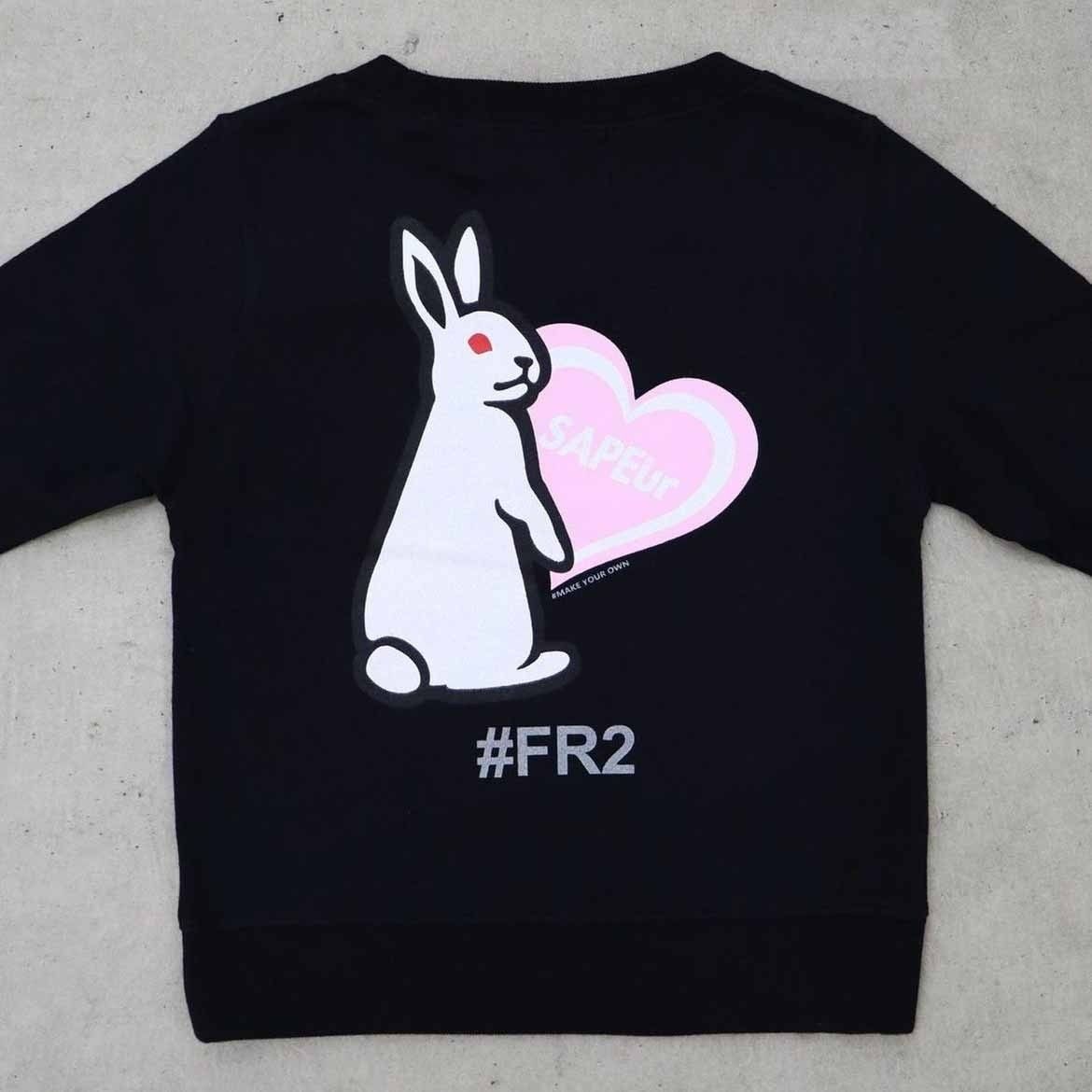 未使用品 110サイズ ピンク SAPEur × FR2 サプール キッズ クルー 