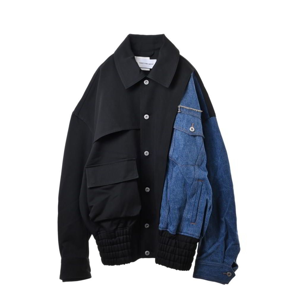 Feng Chen Wang 素材切替 クラッシック ジャケット L ブラック