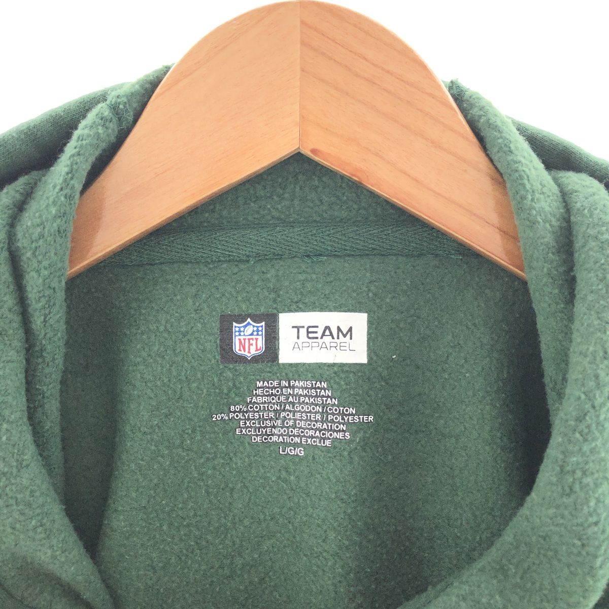 古着 リーボック 長袖 ナイロン ジャケット パーカー キッズ ボーイズ 子供服 00s NFL グリーンベイパッカーズ 緑 グリーン アメフト 古着 リーボック REEBOK 長袖 ナイロン ジャケット パーカー 鈍
