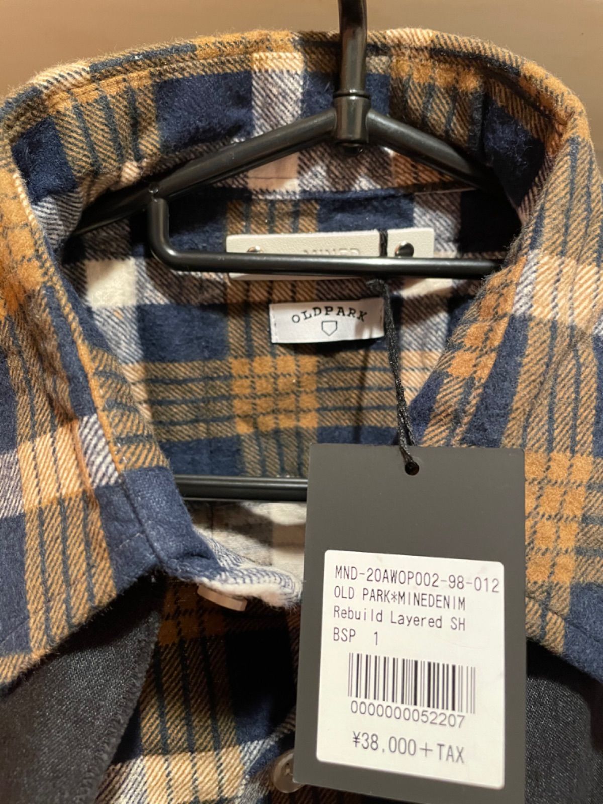 マインデニム×OLD Parkコラボシャツ サイズ1キムタク色違い着用  