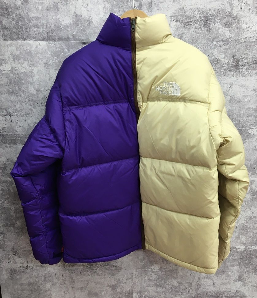 Supreme THE NORTH FACE 24SS Split Nuptse Jacket シュプリーム ノースフェイス スプリット ヌプシジャケット グラベル ピークパープル【W0039-004】