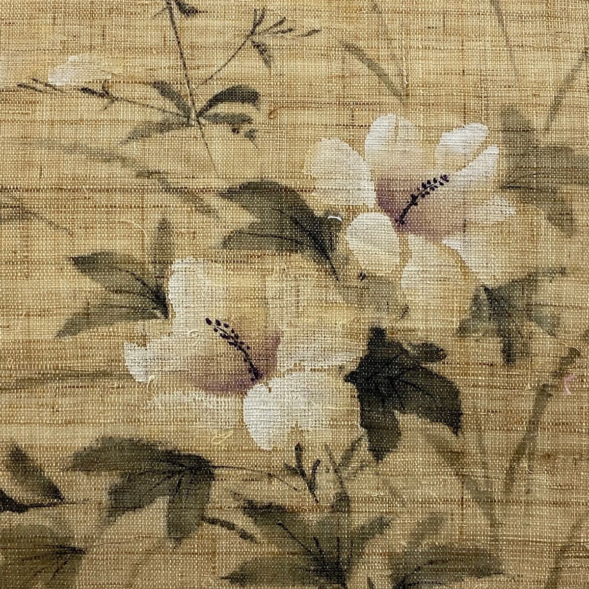 名古屋帯 名品 夏帯 草花 薄茶色 麻 【中古】 - メルカリ