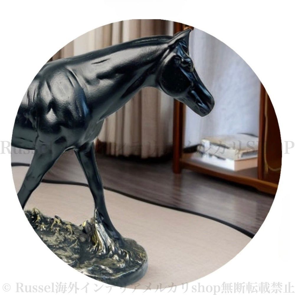 オブジェ 馬 置物 オーナメント クリエイティブ アート 装飾品
