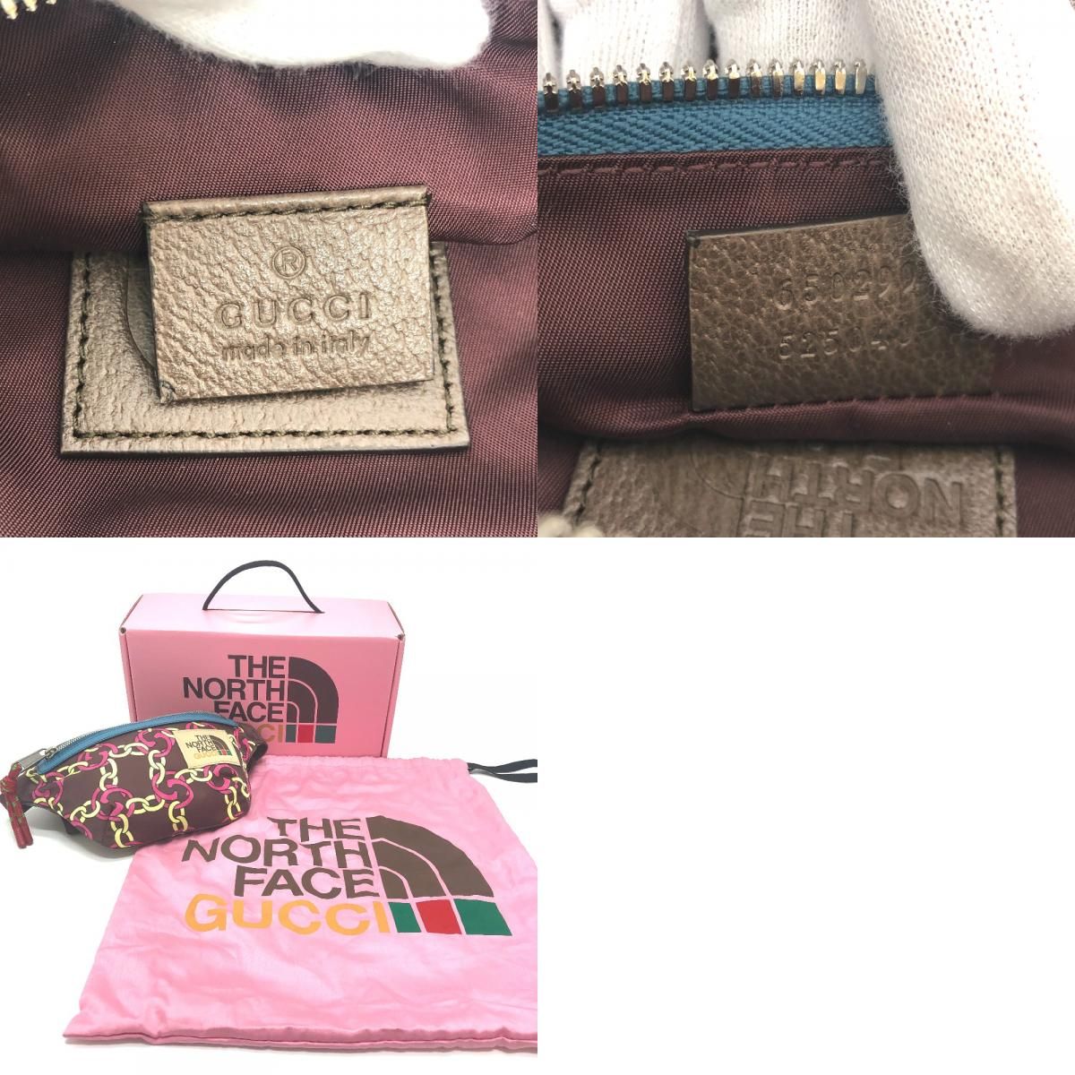 GUCCI グッチ ボディバッグ THE NORTH FACE コラボ ウエストポーチ 