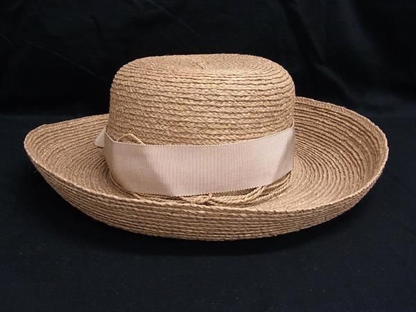 HELEN KAMINSKI ヘレンカミンスキー ラフィア ハット 帽子 レディース ブラウン系 BR0173