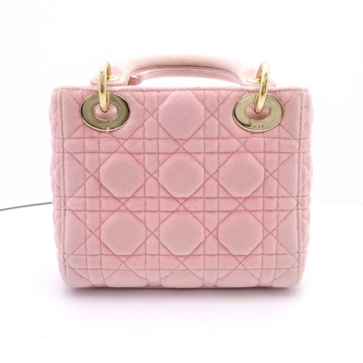 ○2216 DIOR ディオール レディディオール カナージュ ベロア ミニ
