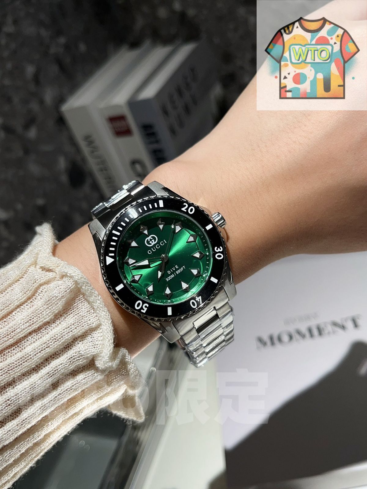 今日WTO】GUCCI グッチ ダイブシリーズ 金属感が強く、スポーツ