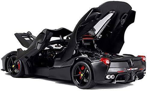 ブラーゴ 1|18 ミニカー フェラーリ ラフェラーリ レース スポーツカー ダイキャストカー Bburago Ferrari Laferrari 1 18 上質 黒 並行輸入品