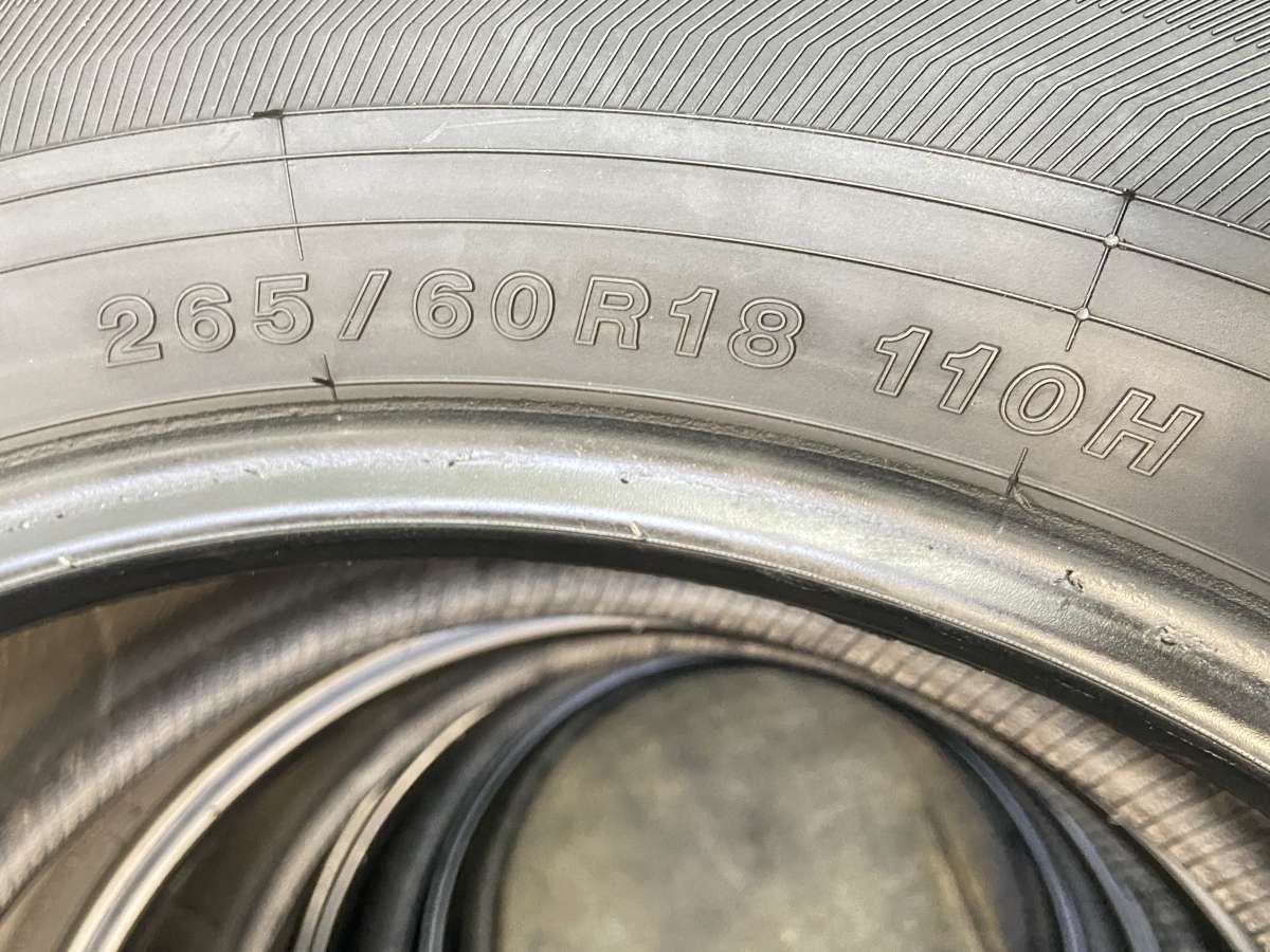 265/60R18 ヨコハマ ジオランダー H/T G056 中古タイヤ サマータイヤ 4 