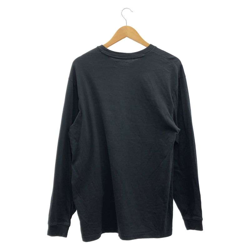 中古】SUPREME 23AW COLLAR LOGO L/S TOP M 黒[66] - メルカリ