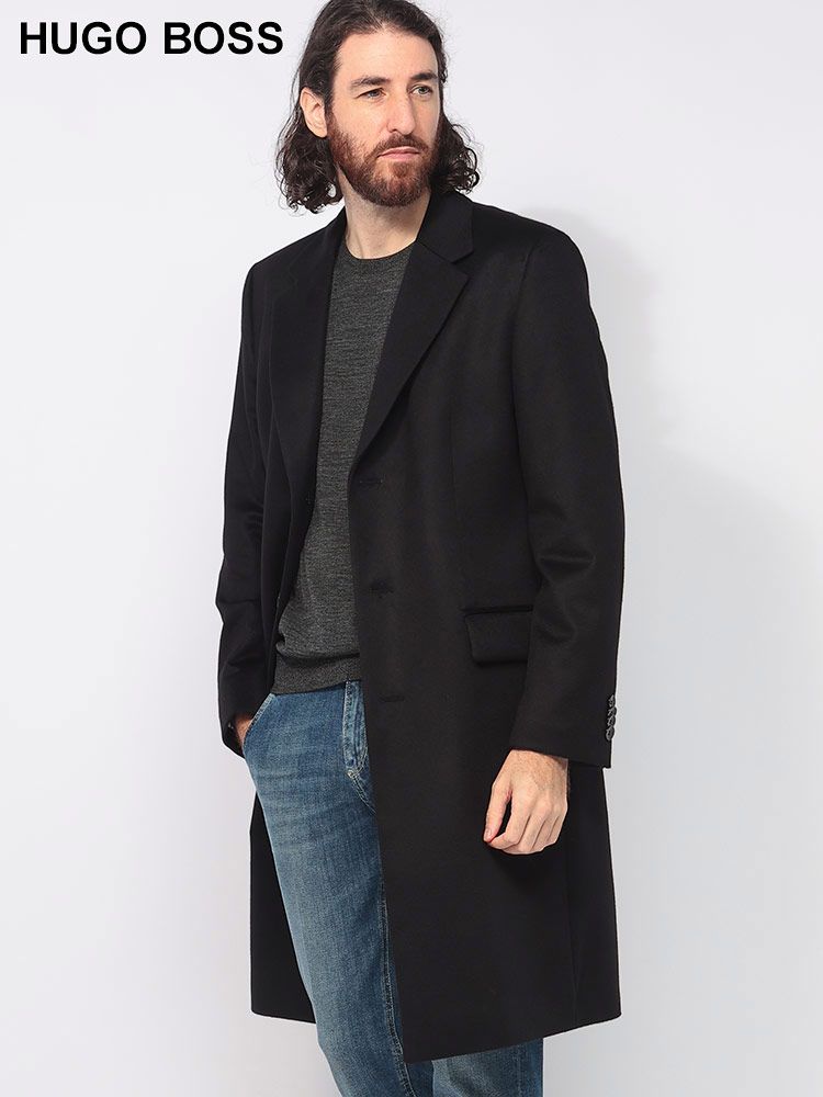 HUGO BOSS (ヒューゴボス) カシミヤ スリムフィット チェスター