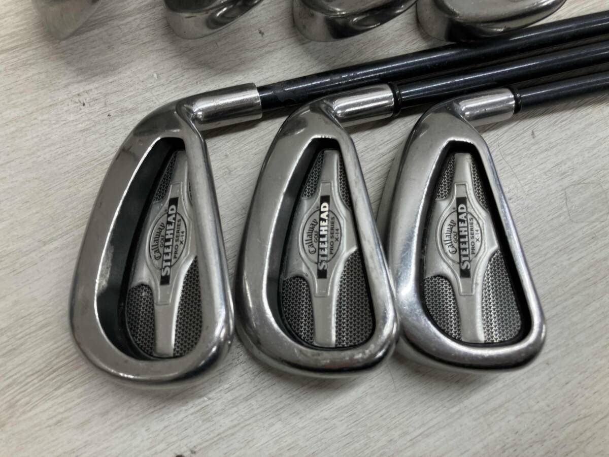 Callaway キャロウェイ スチールヘッド X‐14 7 S RCH PRO SERIES H 90 i 5 6 8 9 A 7本 アイアンセット