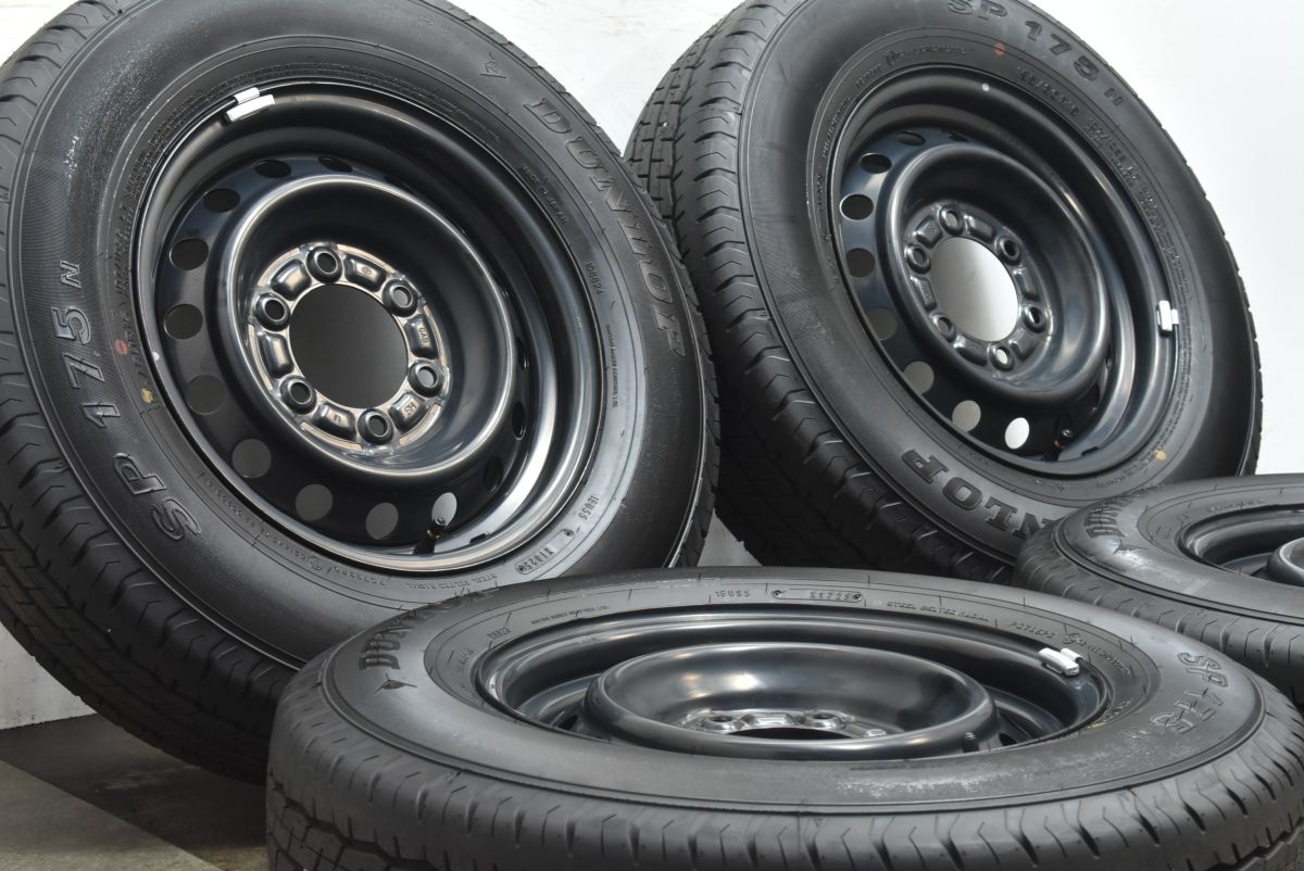 新車外し 製 トヨタ 200系 ハイエース 純正 15in SP175N 195 80R15 107 105S LT レジアスエース ボンゴブローニイバン バリ溝