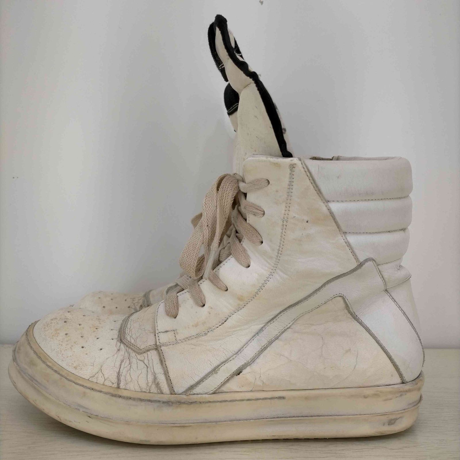 リックオウエンス RICK OWENS 2014-2015 YKKジップ GEOBASKET ジオバスケット メンズ EUR：41 - メルカリ