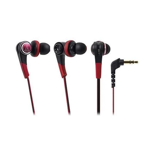 オーディオテクニカ SOLID BASS インナーイヤーヘッドホン レッド ATH-CKS770 RD レッド 通常