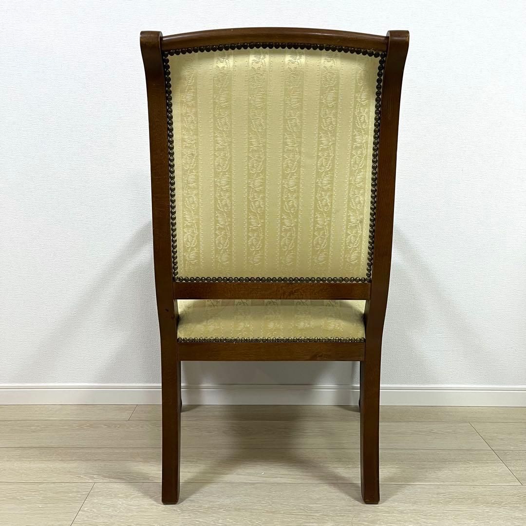 け89)ロココ様式 猫脚 アンティークアームチェア クラシックチェア