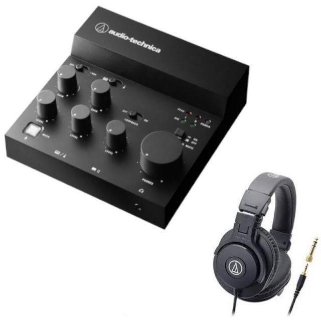 AUDIO-TECHNICA オーディオテクニカ AT-UMX3 USBミキサー ATH-M30X ヘッドホン