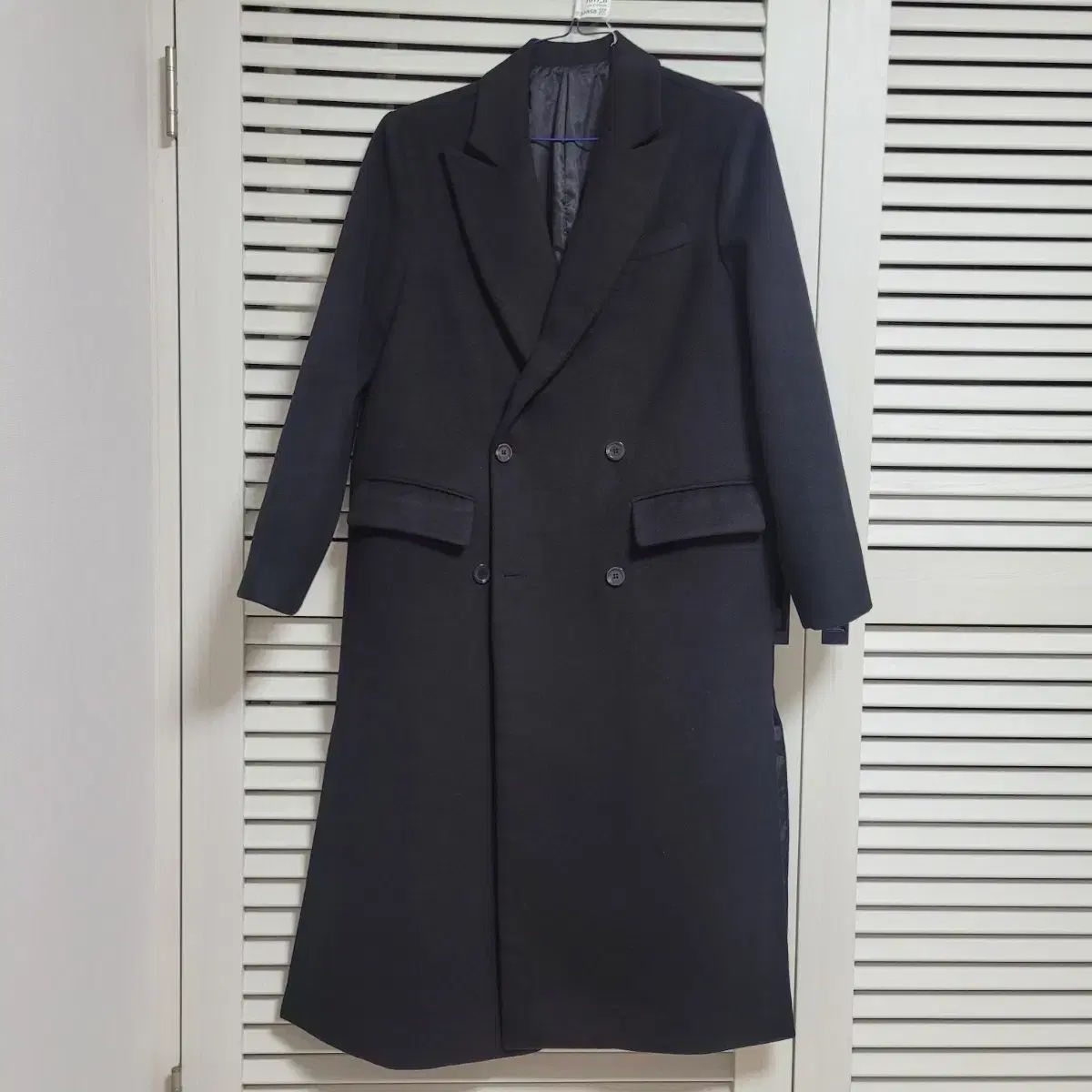 XL デッコロソ テーラード ロングコート ブラック