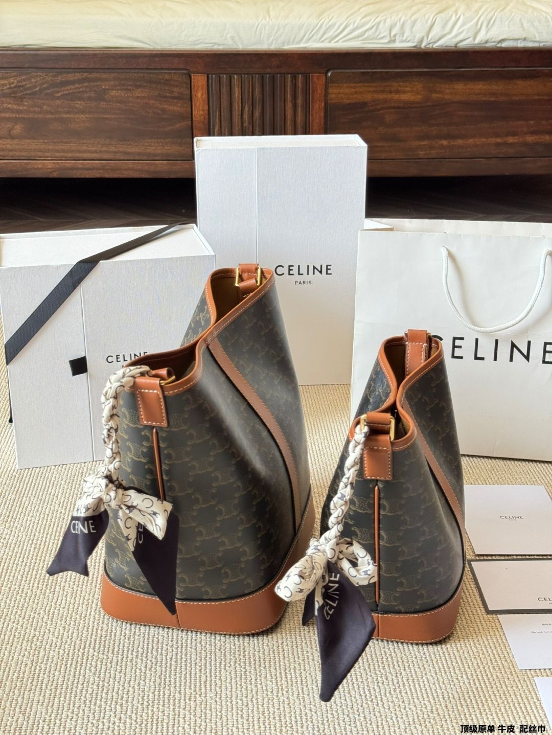 VINTAGE●CELINE●セリーヌ スモール バケットバッグ トリオンフ CELINE セリーヌ ショルダーバッグ Small Bucket スモール