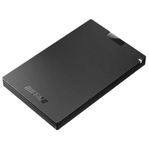 バッファロー SSD-PGC500U3-BC (ブラック) USB 3.2 (Gen 1) 対応 ポータブルSSD 500GB 