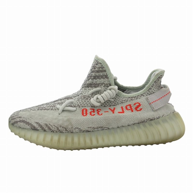アディダス adidas YEEZY BOOST 350 ブルーティント スニーカー シューズ ローカット 26.5cm グレー B37571 /FF GY01