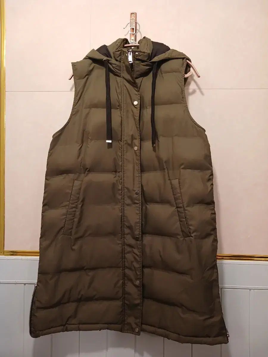 ZARA ザラ 正規品 レディース ロング フード ダウン ベスト M サイズ