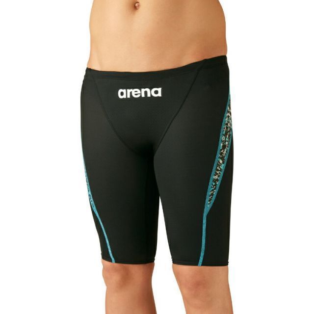 arena アリーナ ハーフスパッツ ブラックXP003-ホワイト・ブルー Oサイズ ARN-3046M BKBU | スポーツ スポーツ用品 水泳 スイミング スイマー 水着 スイムウェア 競泳 競泳水着 メンズ 男性 ハーフス