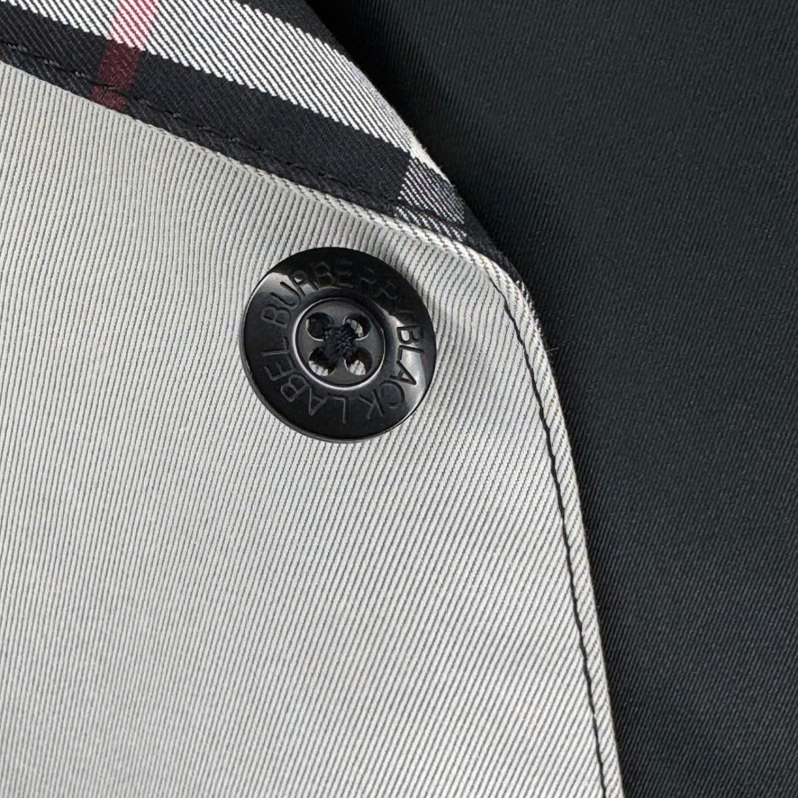 希少L バーバリーブラックレーベル ジャケット 裏地ノバチェック